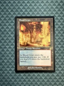 Cuadro Retro Magic The Gathering Blood Crypt #397 Raro Ravnica Remasterizado (RVR)  - Imagen 1 de 4