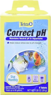 TÉTRA Correct pH Tablets 8 Count For aquarium Water