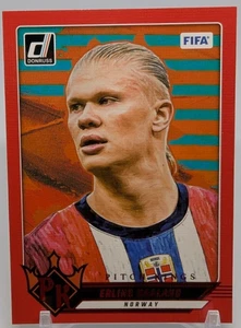 ⚽2024-25 Panini Donruss Fútbol FIFA - Erling Haaland #11 Red Pitch Kings⚽ - Imagen 1 de 3