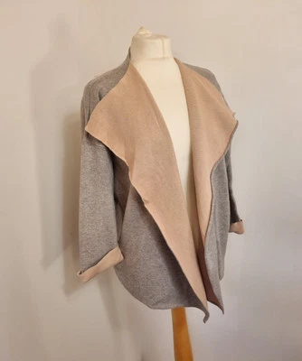 AUTOGRAPH M&S Size 16 Wool Blend.lomg Sleeved Cardigan Cardi Open Front Grey VGC - Image 1 of 4