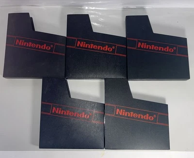 ¡5 fundas protectoras antipolvo con logotipo de NES Nintendo OEM fundas para juegos originales! Foto 1 de 4