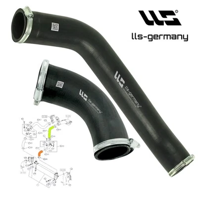 2x Ladeluftschlauch für ISUZU D-MAX 2.5 Twin Turbo 8983500570 - 8980656982 - Bild 1 von 4