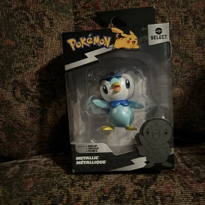 Pokemon Select PIPLUP Figura de Acción Metálica Nintendo Serie 2 Jazwares NUEVO Foto 1 de 4