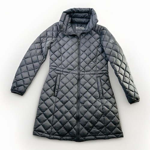 Michael Kors giacca donna piccola grigia puffer impacchettabile piumino outdoor cappotto donna