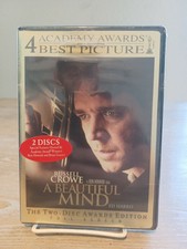 A Beautiful Mind (DVD, 2001, 2-Disc Set, Full Screen) NEW Sealed FREE Shipping