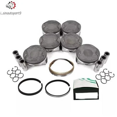 2GRFE Engine Piston & Ring Set For 2005-2015 Toyota Avalon Camry RAV4 Lexus 3.5L - Image 1 of 4