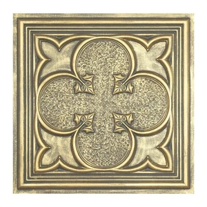 Ceiling tile Faux tin decor restaurant wall panel PL35 ancient gold 10pcs/lot - Picture 1 of 24