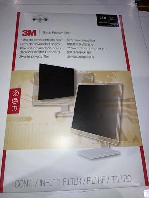 3M Privacy Filter - 3M PF23.0W9 Widescreen Monitor Privacy Filter Screen (16:9) - Image 1 of 4