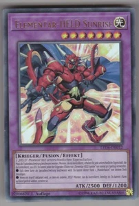 Yu-GI-OH Elementarheld Sunrise Ultra Rare LED6-DE012 NEU! - Bild 1 von 1