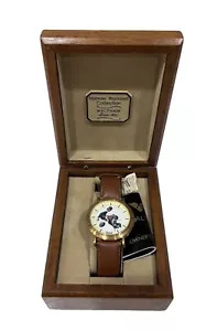 Old New Stock Waltham Norman Rockwell Tackle Football Wrist Watch - Picture 1 of 9