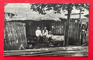 AK Batavia Indonesien um 1905 Typen Hütte    ( 124364 - Bild 1 von 2