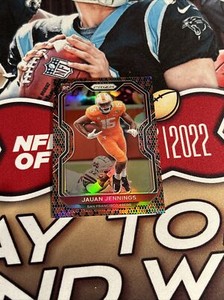 2020 Panini Prizm Football Jauan Jennings Prizm Rookie Snakeskin SSP Case Hit