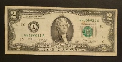 USA America 2 Dollars 1976 5 - Image 1 of 2