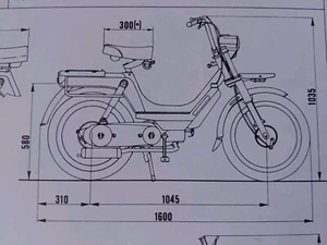 PIAGGIO SI 50 ET VALE Scheda Omologazione 1981 FMI ASI CLUB DIAGRAM - Imagen 1 de 6