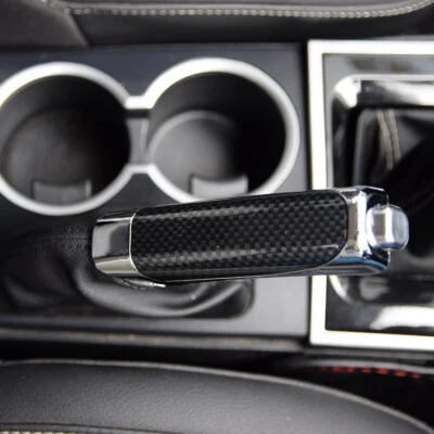 Universal Car Accessories Car Hand Brake Protector Cover Carbon Fiber Decor USA - Image 1 of 4