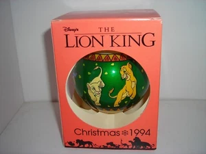 Schmid Disney Rey León Navidad Adorno 1994 Nuevo en caja Nuevo de Lote Antiguo - Imagen 1 de 8