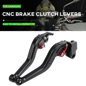 CNC Adjustable Foldable Brake Clutch Levers For KAWASAKI Z900 ZR900 2017-2024 - Picture 1 of 24