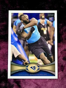 Michael Brockers 2012 Topps RC #89 MINT Rams Rookie Jersey Geaux LSU Legends SP - Picture 1 of 2