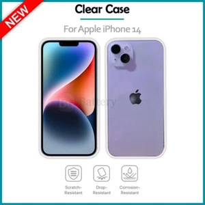 Ultra Slim Schutzhülle Stoßfest Handyhülle KLAR für Apple iPhone 14 - Bild 1 von 4