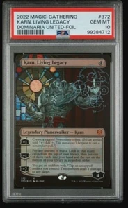 MTG Karn, Living Legacy FOIL Dominaria United (DMU) Mythic #372 PSA 10 Gem Mint - Picture 1 of 2