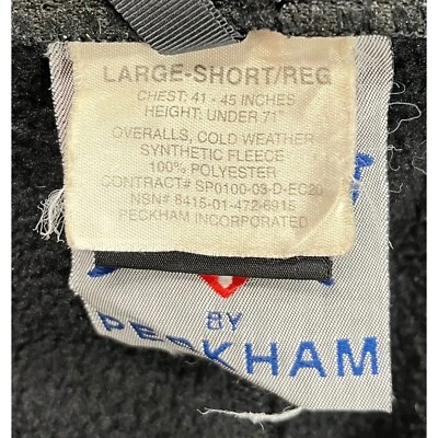 Mono con tirantes polar Polartec militar de Estados Unidos negro bueno usado *mocinc. 1982* Foto 1 de 4