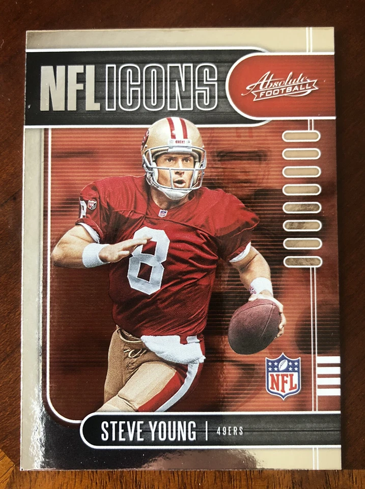 Steve Young 2019 Panini Absolute NFL Icons #14 - San Francisco 49ers - Image 1 of 1