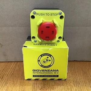 Giovenzana International PQ01P4SP Stazione Pulsante di Arresto di Emergenza, - Foto 1 di 3