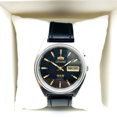 🔥 Wrist watch Orient Automatic Calendar Crystal AAA Japan Vintage Service 🛠 - Image 1 of 4
