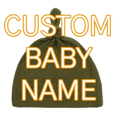 Персонализированная детская шляпа | персонализированная шляпа для новорожденных | индивидуальные шляпы для мальчиков и девочек - Изображение 1 из 4