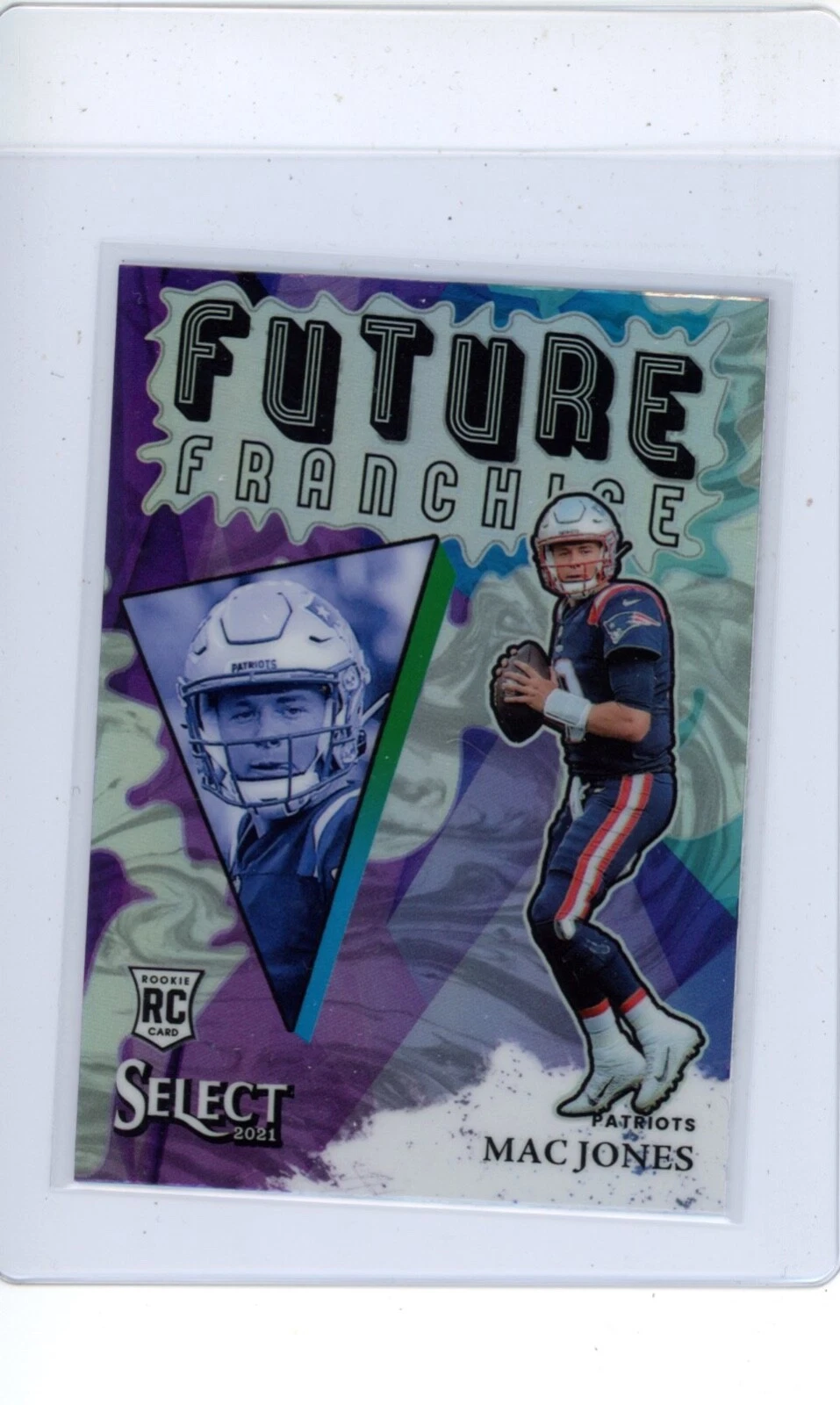 2021 Panini Select Mac Jones Rookie Future Franchise Insert FFR-9 SP