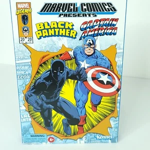 Marvel Comics Presents Captain America Black Panther Action Figure 2 Pack NEW - Picture 1 of 4