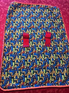 Superman Baby Blanket Car seat Stroller Cover Canopy Homemade Snaps onto Handle - Picture 1 of 6