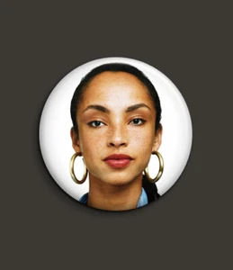 SADE button badge magnet clip chapa imán pin 38mm 1.5 Inch - Imagen 1 de 3