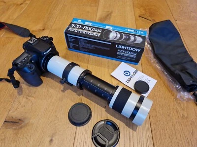 Objetivo Canon EF fit 420-800 mm para cámara EOS 4000D 250D 90D 850D 750D (no 500 mm) - Imagen 1 de 4