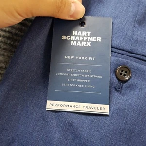 Hart Schaffner Marx 100 % Wolle Performance Reiseanzug Kleid 33" Made in CAN - Bild 1 von 12