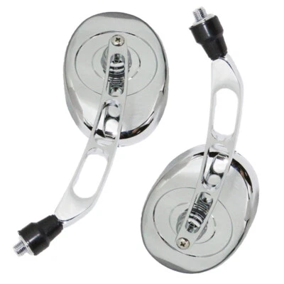 Espejos retrovisores redondos para moto Kawasaki Vulcan 1500 1600 900 2000 500 800 Foto 1 de 4