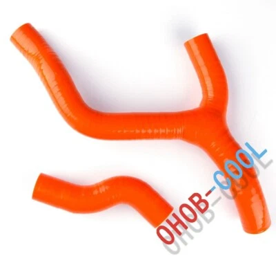 Manguera de radiador naranja para 2013-2015 14 KTM 250/350/450 SXF/SX-F/XC-F/XCF 4 TIEMPOS Foto 1 de 4