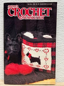 Vintage 1990 Annie's Crochet Newsletter Craft Book # 48 - Imagen 1 de 7