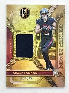 Drake London 2022 Panini Gold Standard Newly Minted Memorabilia RC /399 #NMM-DLO
