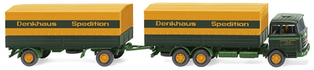 Wiking 045601 - 1/87 Remorque À Plateau (Mb 2223) - Neuf - Photo 1/1