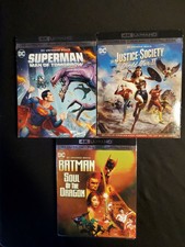 SUPERMAN, MAN OF TOMORROW +BATMAN SOUL OF THE DRAGON +JUSTICE SOCIETY, 4K ULTRA