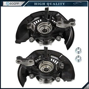 2 Pcs Wheel Hub Bearing Knuckles Front LH RH For Toyota Highlander FWD 2008-2017 - Picture 1 of 8