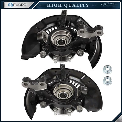 2 Pcs Wheel Hub Bearing Knuckles Front LH RH For Toyota Highlander FWD 2008-2017 - Image 1 of 4