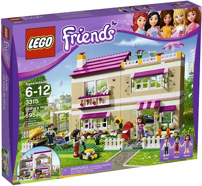 LEGO Friends Olivia's House (3315, 4653125) juguete bloque de construcción, 695 piezas NUEVO Foto 1 de 4