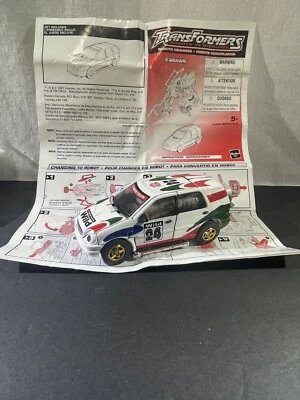 2001 Hasbro Transformers  X-Brawn Figure Car With Instructions - Image 1 of 4