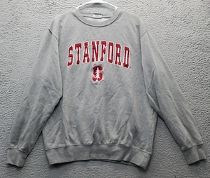 Sudadera Atlética Stanford University Stadium Para Hombre Gris Mediana Forrada de Vellón - Imagen 1 de 6