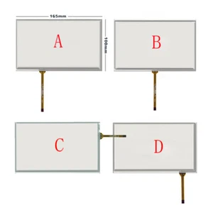 165*100 4 Wire Resistive 7 Inch Touch Screen For AT070TN92,AT070TN93,AT070TN90 - Picture 1 of 6
