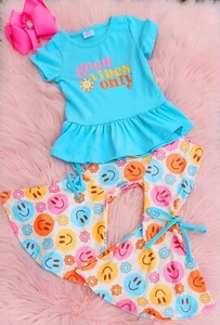 Good Vibes Bell Bottom Set - Picture 1 of 1