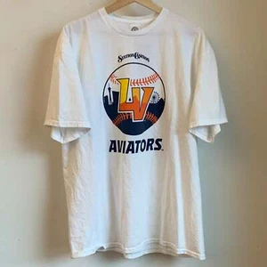 Vtg Las Vegas Aviators Baseball White Tee T Shirt XL - Picture 1 of 3