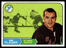 1968-69 Topps Bob Plager RC St. Louis Blues #112